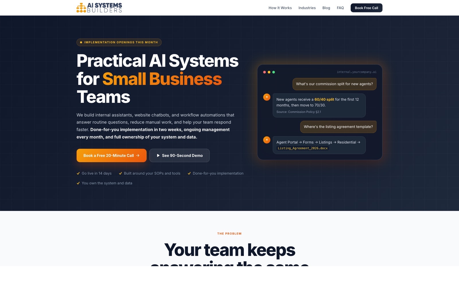 AI Systems Builders project